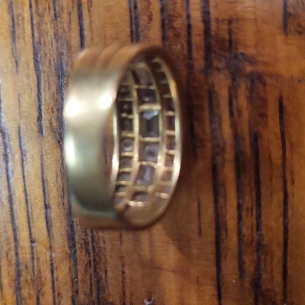 18 KT GOLD 1 Carat E F VVS 1  EXTREMELY FINE ESTATE DIAMOND RING  ONE OF A KIND - Picture 6 of 6